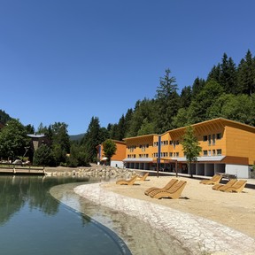 New lake with relax zone