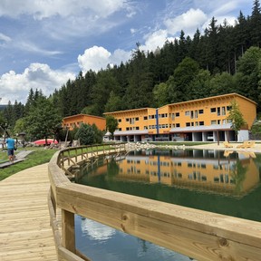 New lake with relax zone