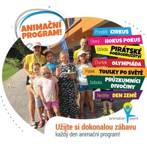 Letní dovolená s aquaparkem a animačním programem