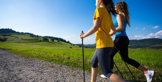 Ausleih von Nordic Walking Stöcke